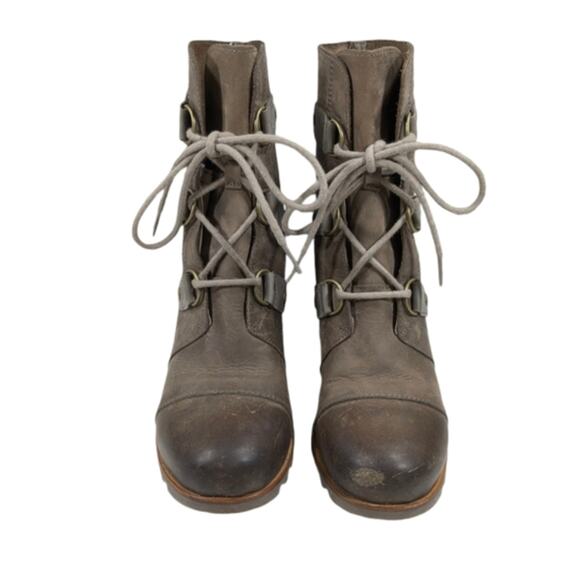 Sorel Joan of Artic Wedge Booties GUC $249 Size 9.5    S3045 - Picture 5 of 12